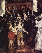 Edouard Manet Le bal de l'Opera oil